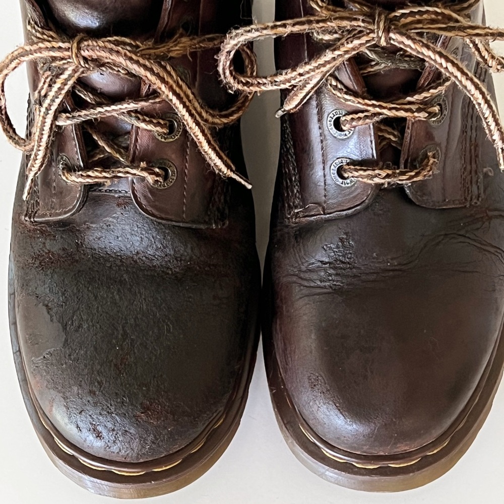 Dr Martens Vintage Brown Leather 8283 Men’s Hiking Boots Made In England - Picture 16 of 16